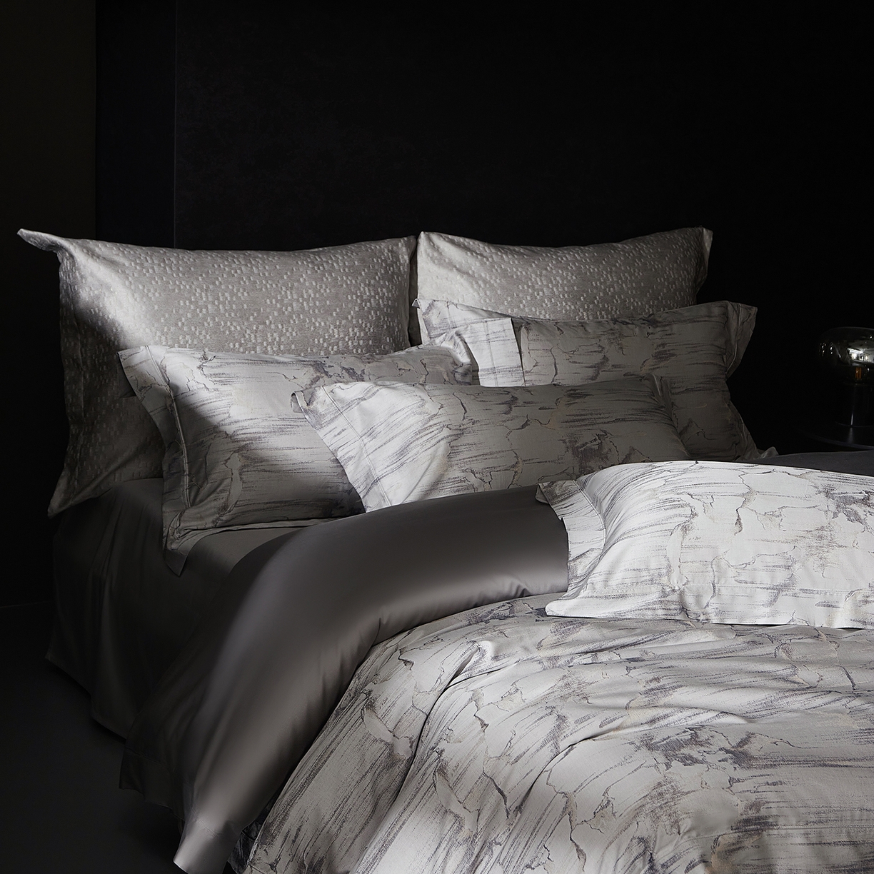 91家纺网 家纺一手货源 找家纺 （总）花时间 2025秋冬新品天丝棉色织错落空间系列四件套（会员-20 全网控价：388/408）