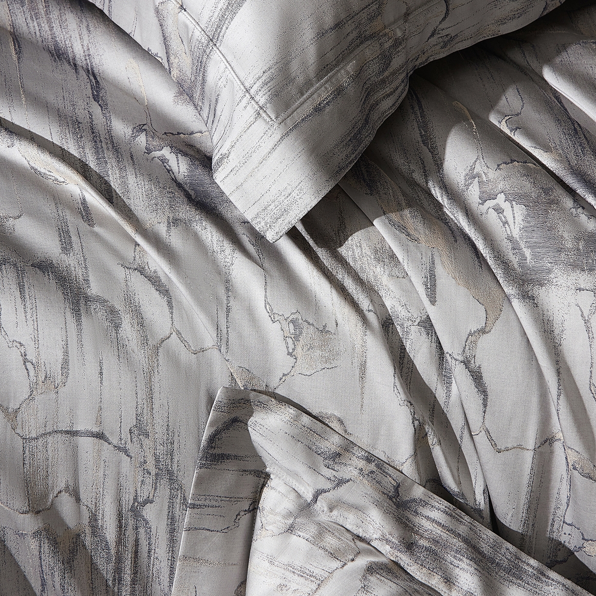 91家纺网 家纺一手货源 找家纺 （总）花时间 2025秋冬新品天丝棉色织错落空间系列四件套（会员-20 全网控价：388/408）