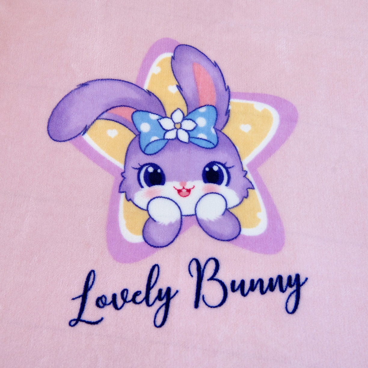 91家纺网 家纺一手货源 找家纺 梵赫 2025新款加厚牛奶绒被套被芯幼儿园被子系列 大耳朵兔兔