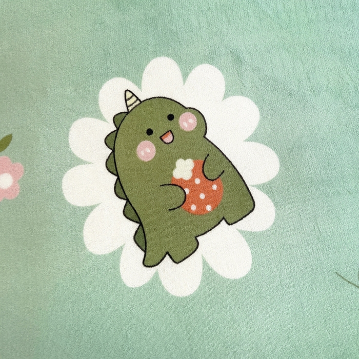 91家纺网 家纺一手货源 找家纺 梵赫 2025新款加厚牛奶绒被套被芯幼儿园被子系列 睡梦龙