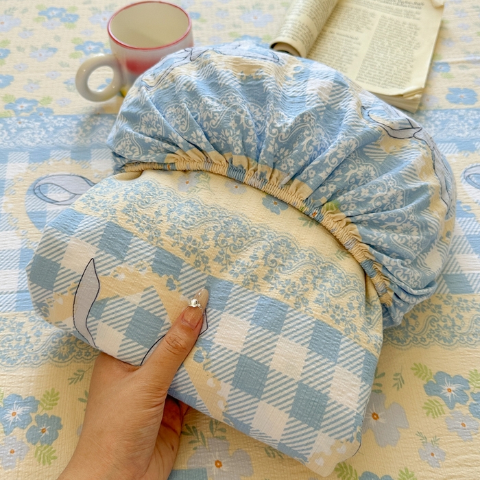 花伞家居 2025新款印花双层纱单床单床笠（提供买家秀） 爱洛