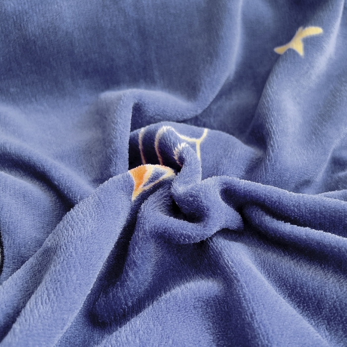 91家纺网 家纺一手货源 找家纺 梵赫 2025新款加厚牛奶绒被套被芯幼儿园被子系列 太空旅行