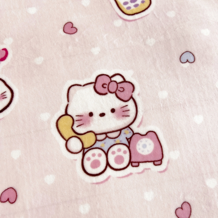 91家纺网 家纺一手货源 找家纺 梵赫 2025新款加厚牛奶绒被套被芯幼儿园被子系列 Kitty猫咪