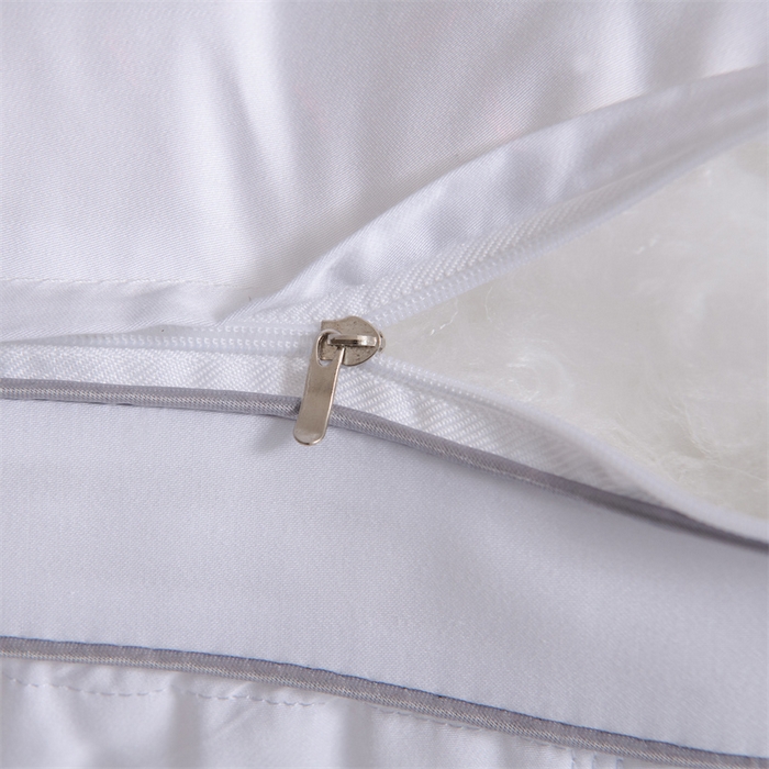 91家纺网 家纺一手货源 找家纺 （总）仁宇枕业 2025新款新品 全棉贡缎绣花蝴蝶舒适高枕头单人双人全棉酒店枕头枕芯