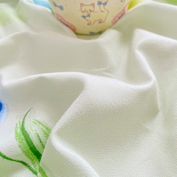 91家纺网 家纺一手货源 找家纺 红日子 2025新款生态斜纹植物羊绒单床笠磨毛床笠三件套 花町物语 +1