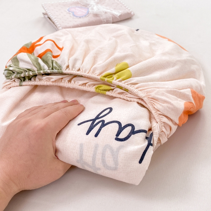 91家纺网 家纺一手货源 找家纺 红日子 2025新款生态斜纹植物羊绒单床笠磨毛床笠三件套 快乐随心 +1