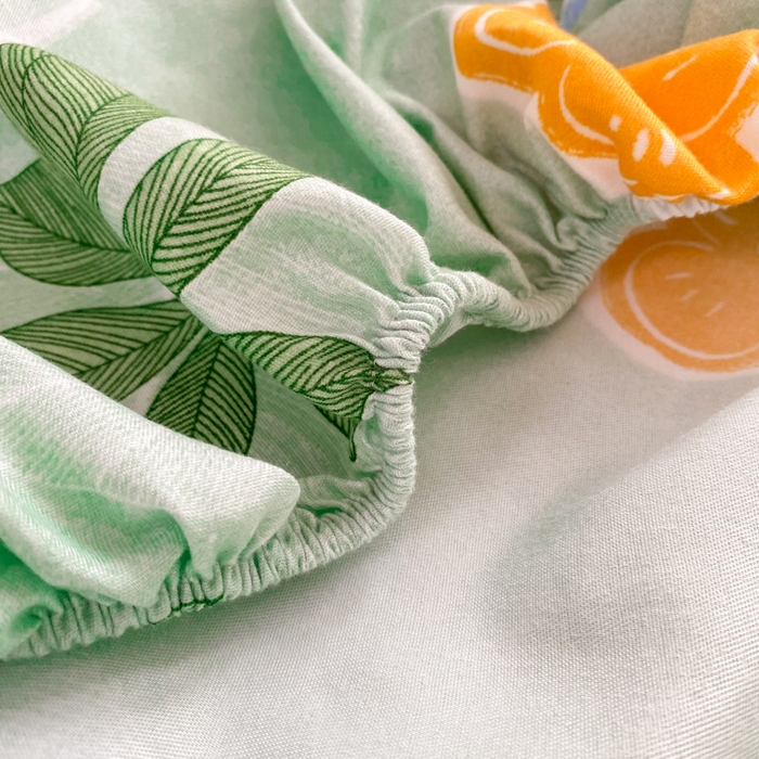 91家纺网 家纺一手货源 找家纺 红日子 2025新款生态斜纹植物羊绒单床笠磨毛床笠三件套 珍珠花语