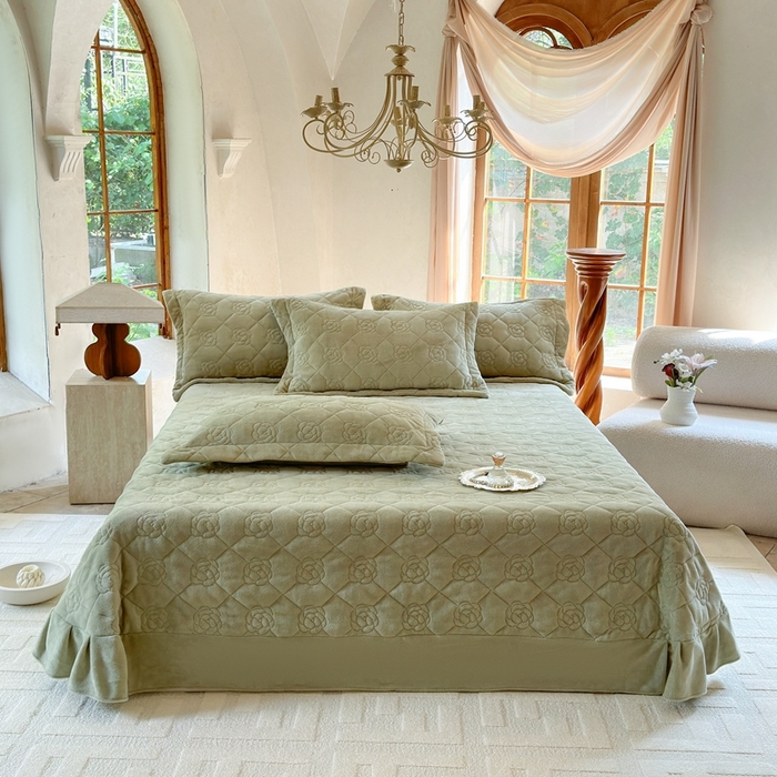 91家纺网 家纺一手货源 找家纺 （总）7V 2025新款牛奶绒床盖