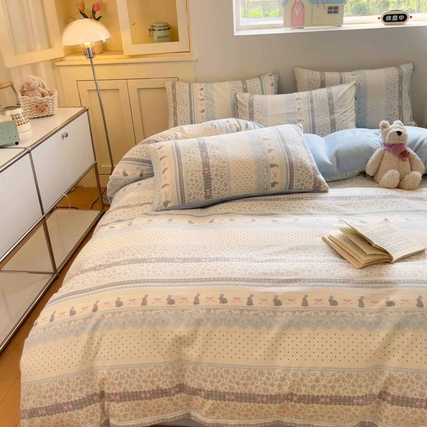 91家纺网 家纺一手货源 找家纺 （总）麦伦家居 2025秋冬新款多功能床品全棉+牛奶绒印花四件套