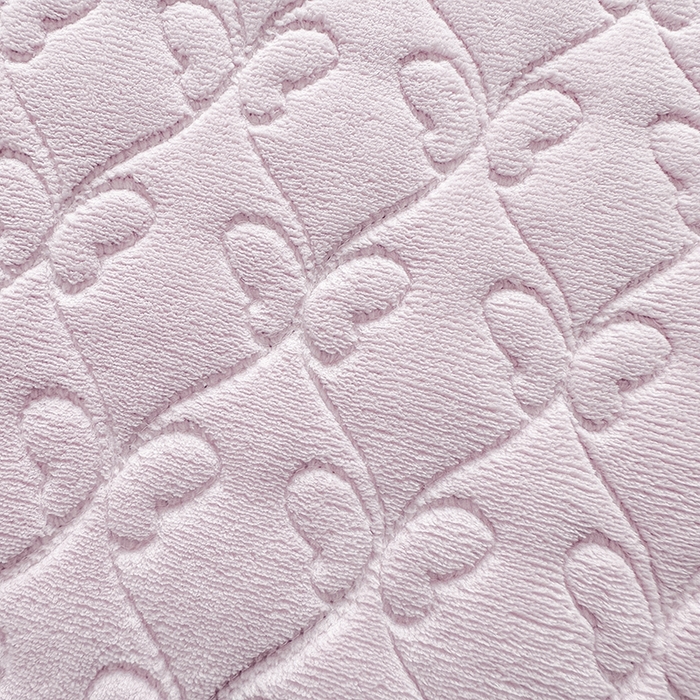 91家纺网 家纺一手货源 找家纺 罗艺轩 【控价】2025新款立体雕花牛奶绒加厚保暖床裙款三件套-安琪儿 安琪儿-紫