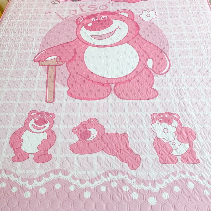 91家纺网 家纺一手货源 找家纺 （总）一电 2025新款夏季牛奶丝凉席床笠可水洗凉感丝凉席学生宿舍单人裸睡空调席子