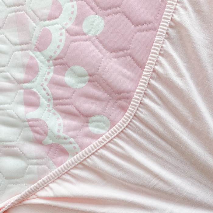 91家纺网 家纺一手货源 找家纺 一电 2025新款夏季牛奶丝凉席床笠可水洗凉感丝凉席学生宿舍单人裸睡空调席子 欢乐KT