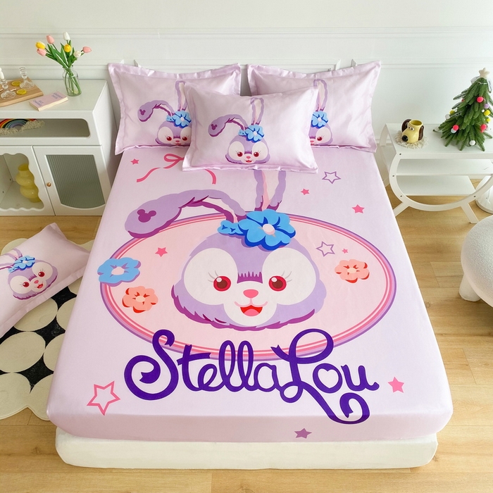 91家纺网 家纺一手货源 找家纺 （总）一电 2025新款跨境电商外贸夏季卡通冰丝凉席床笠可水洗学生宿舍单人空调席子