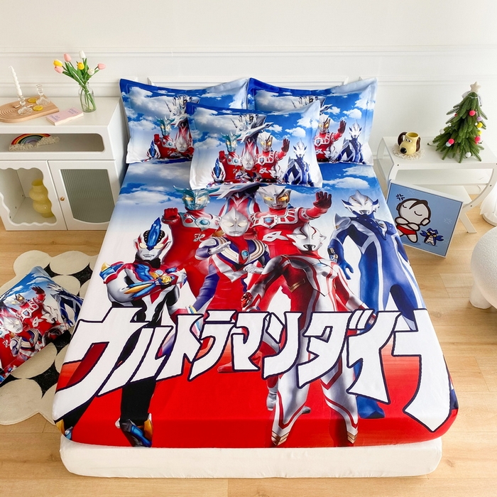 91家纺网 家纺一手货源 找家纺 （总）一电 2025新款跨境电商外贸夏季卡通冰丝凉席床笠可水洗学生宿舍单人空调席子