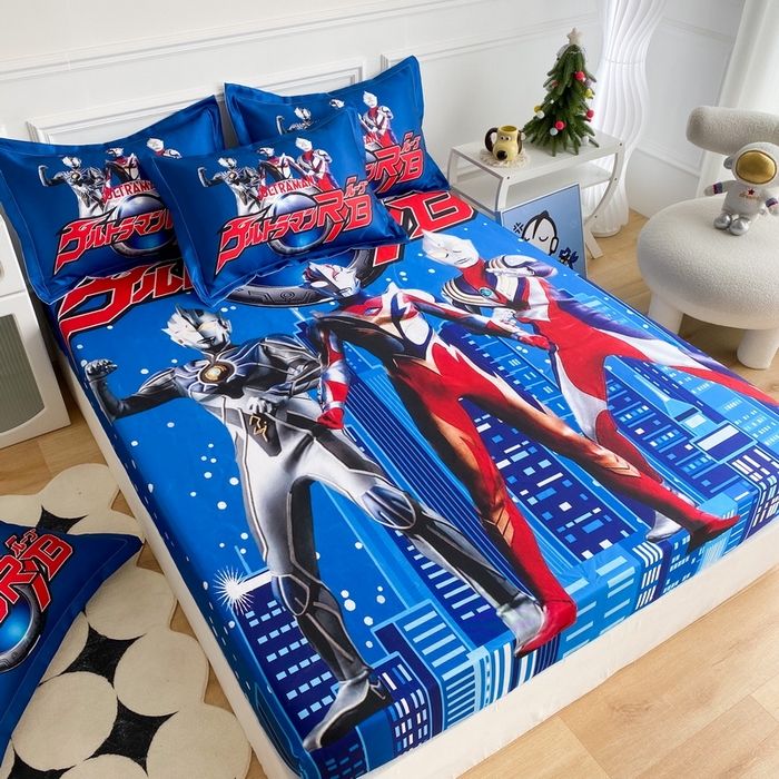 91家纺网 家纺一手货源 找家纺 （总）一电 2025新款跨境电商外贸夏季卡通冰丝凉席床笠可水洗学生宿舍单人空调席子