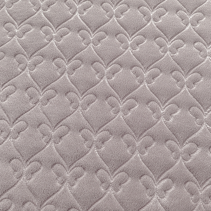 91家纺网 家纺一手货源 找家纺 罗艺轩【控价】 2025新款立体雕花牛奶绒加厚保暖床裙款四件套-安琪儿 安琪儿-灰