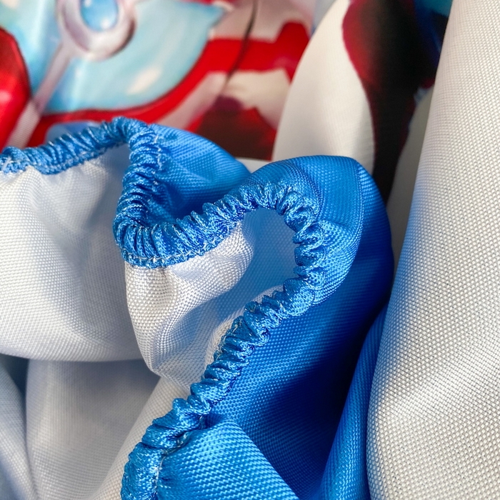 91家纺网 家纺一手货源 找家纺 一电 2025新款跨境电商外贸夏季卡通冰丝凉席床笠可水洗学生宿舍单人空调席子 闪电奥特曼