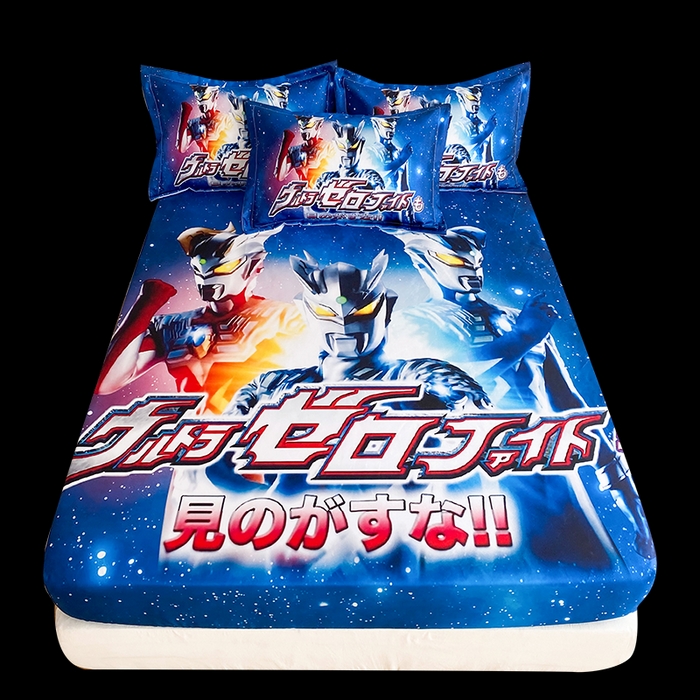 91家纺网 家纺一手货源 找家纺 一电 2025新款跨境电商外贸夏季卡通冰丝凉席床笠可水洗学生宿舍单人空调席子 赛罗