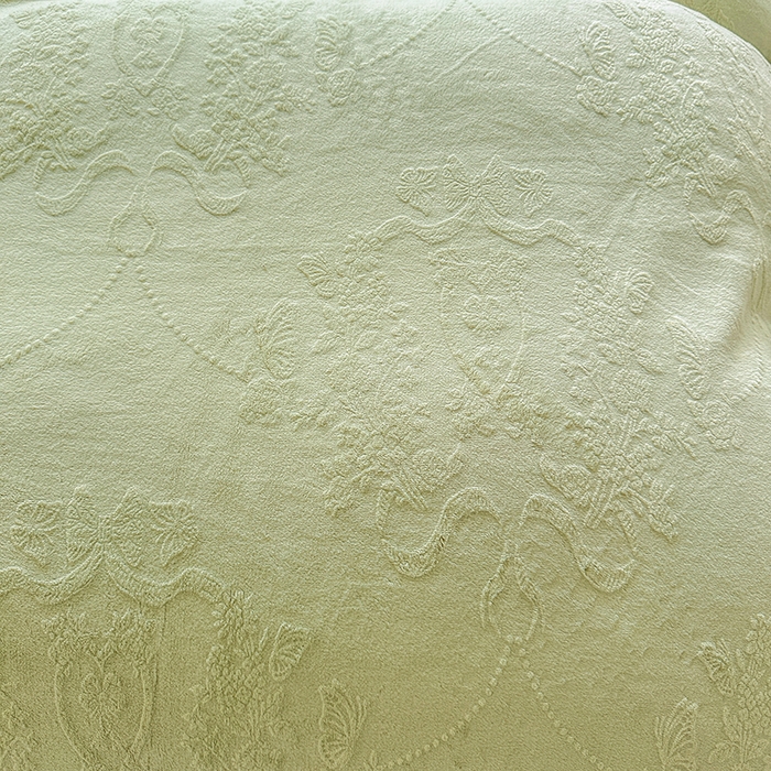 91家纺网 家纺一手货源 找家纺 罗艺轩【控价】 2025新款立体雕花牛奶绒加厚保暖床裙款四件套-安琪儿 安琪儿-绿