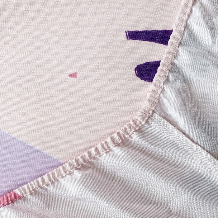 91家纺网 家纺一手货源 找家纺 一电 2025新款跨境电商外贸夏季卡通冰丝凉席床笠可水洗学生宿舍单人空调席子 甜筒库洛米