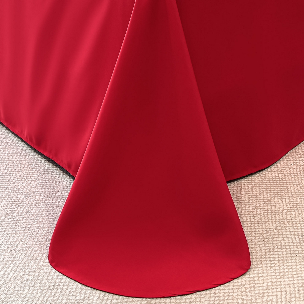 91家纺网 家纺一手货源 找家纺 （总）博纳家纺 2025新款亲肤棉高端色这提花婚庆镂空宽边高级简奢款拼四件套 控价劵后188（严格按控价来）