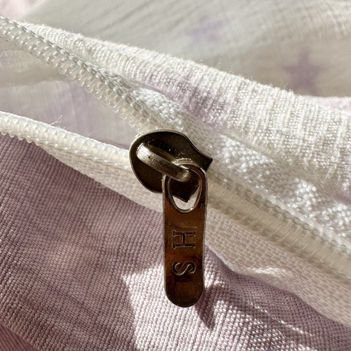 91家纺网 家纺一手货源 找家纺 花伞家居 2025新款印花双层纱四件套（提供买家秀） 星星猫