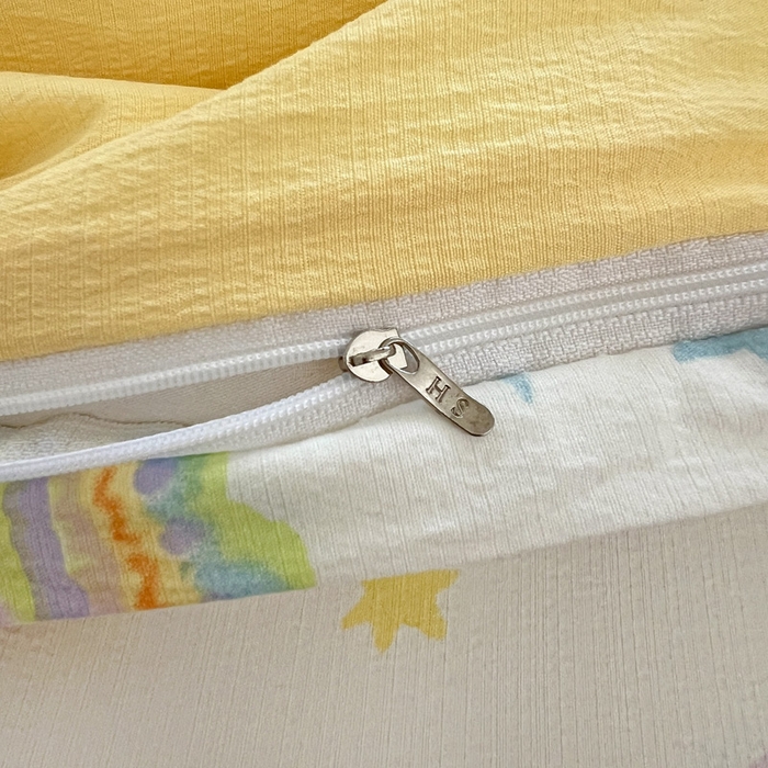 91家纺网 家纺一手货源 找家纺 花伞家居 2025新款毛巾绣印花双层纱四件套（提供买家秀） 花蝴蝶