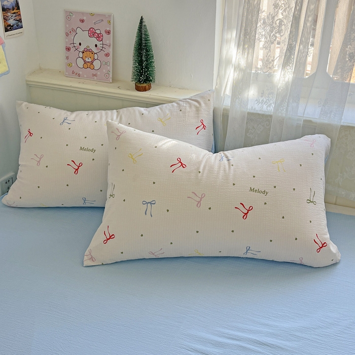 91家纺网 家纺一手货源 找家纺 花伞家居 2025新款毛巾绣印花双层纱四件套（提供买家秀） 幸福的家