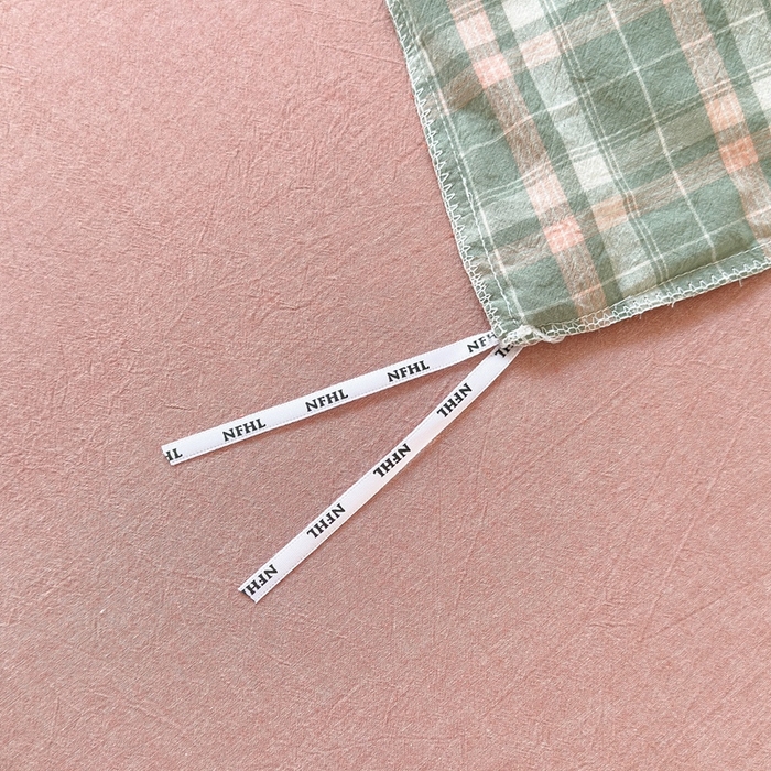 91家纺网 家纺一手货源 找家纺 宜家坊 2025新款A类全棉纯棉色织水洗棉宽边断角工艺四件套 可定制尺寸 小幸运-绿豆沙