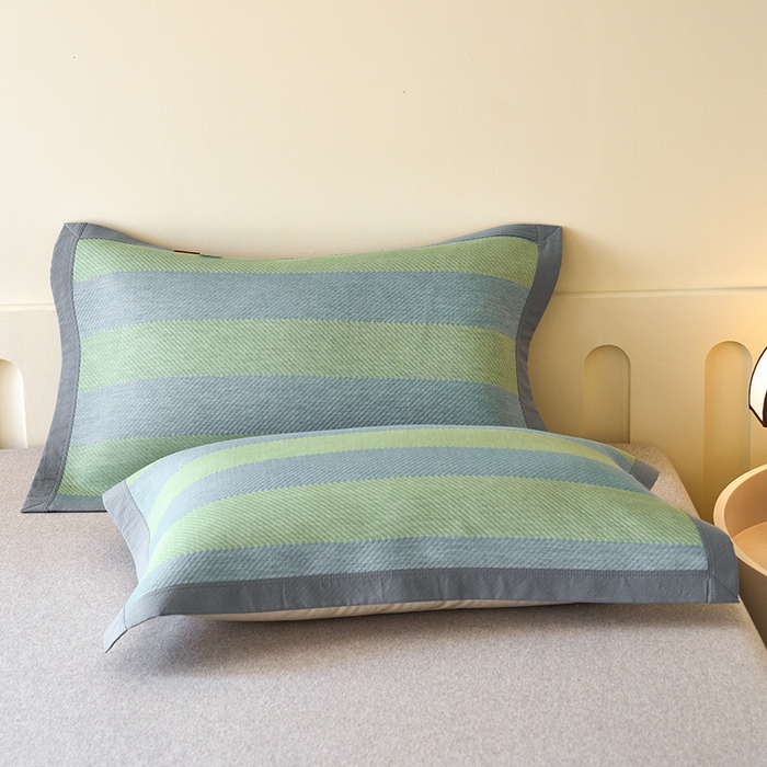 （总）棠薇家纺 2025新款简约包边款枕巾纯棉枕巾夹绵枕巾透气吸汗