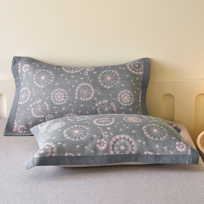 91家纺网 家纺一手货源 找家纺 （总）棠薇家纺 2025新款简约包边款枕巾纯棉枕巾夹绵枕巾透气吸汗