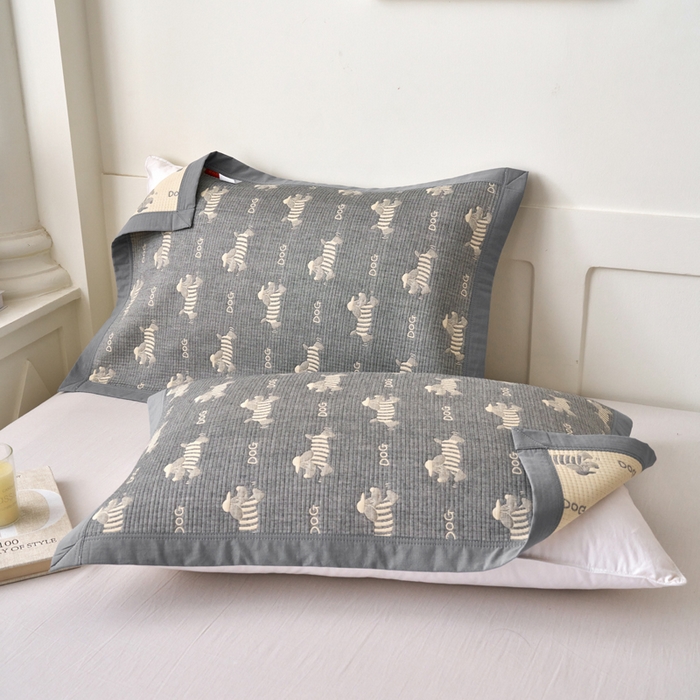 91家纺网 家纺一手货源 找家纺 （总）棠薇家纺 2025新款简约包边款枕巾纯棉枕巾夹绵枕巾透气吸汗