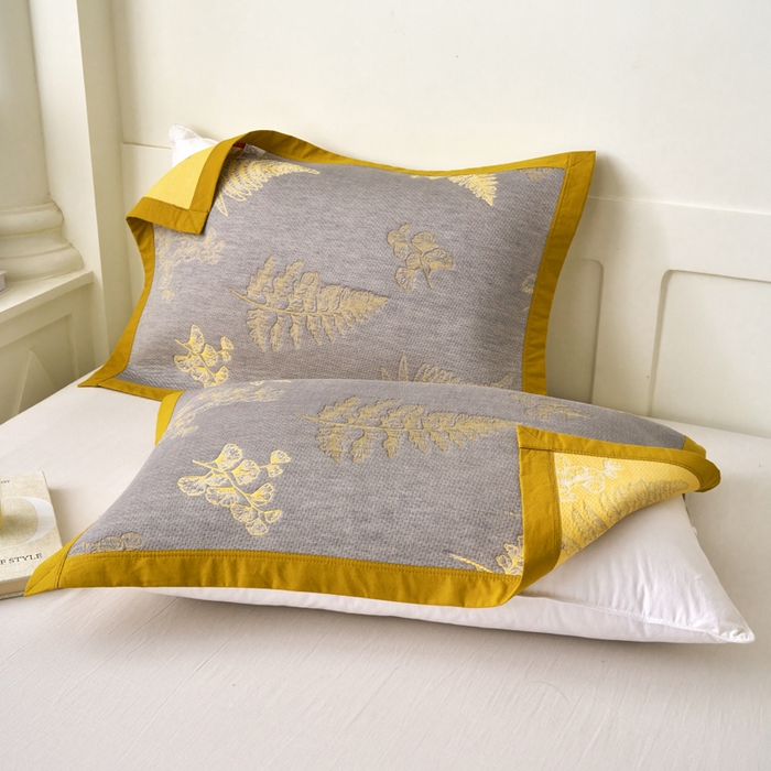 91家纺网 家纺一手货源 找家纺 （总）棠薇家纺 2025新款简约包边款枕巾纯棉枕巾夹绵枕巾透气吸汗