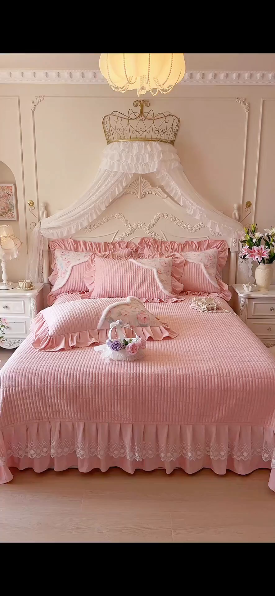 91家纺网 家纺一手货源 找家纺 宜凡家纺 2025新款婴儿绒压花撞色双拼夹棉床盖四件套 床盖款-汐月