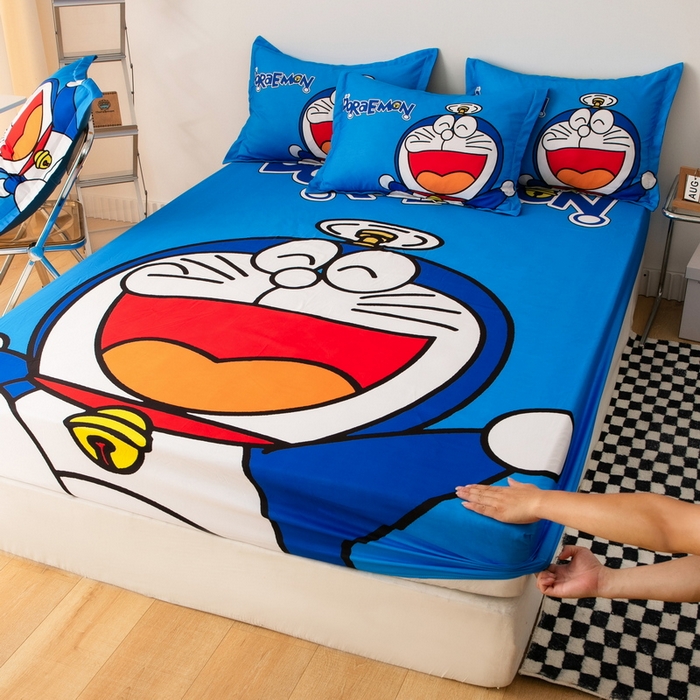 91家纺网 家纺一手货源 找家纺 一电 2024新款卡通床单床笠棕垫床套防尘罩席床垫保护套卡通儿童上下床床单床笠-第一批 叮当快跑