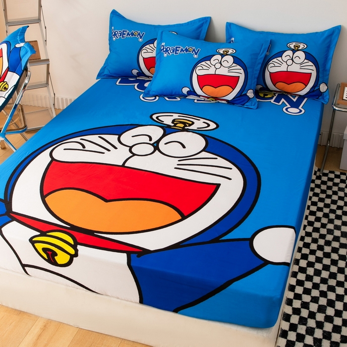 91家纺网 家纺一手货源 找家纺 一电 2024新款卡通床单床笠棕垫床套防尘罩席床垫保护套卡通儿童上下床床单床笠-第一批 叮当快跑