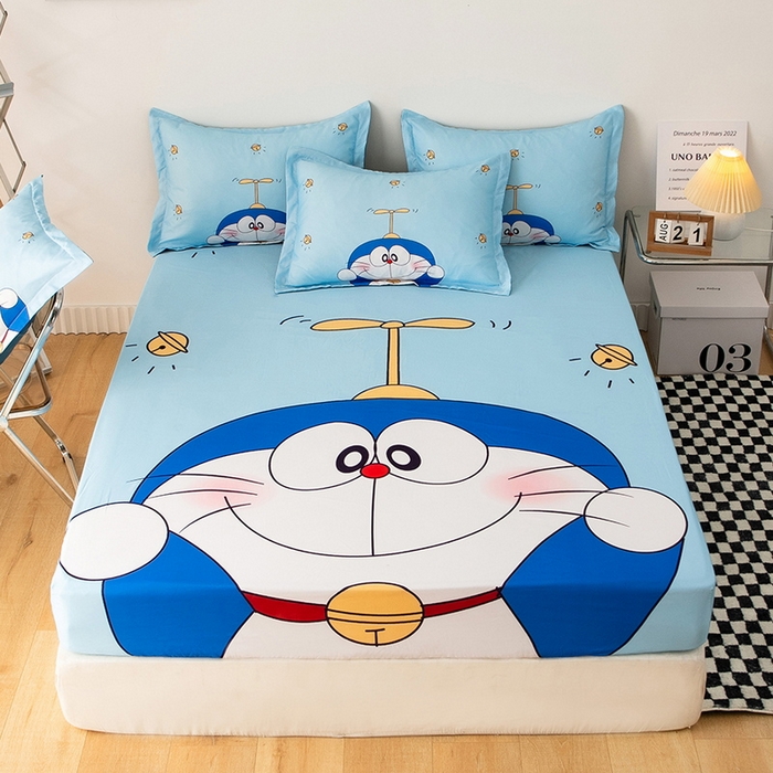 91家纺网 家纺一手货源 找家纺 一电 2024新款卡通床单床笠棕垫床套防尘罩席床垫保护套卡通儿童上下床床单床笠-第一批 可爱叮当