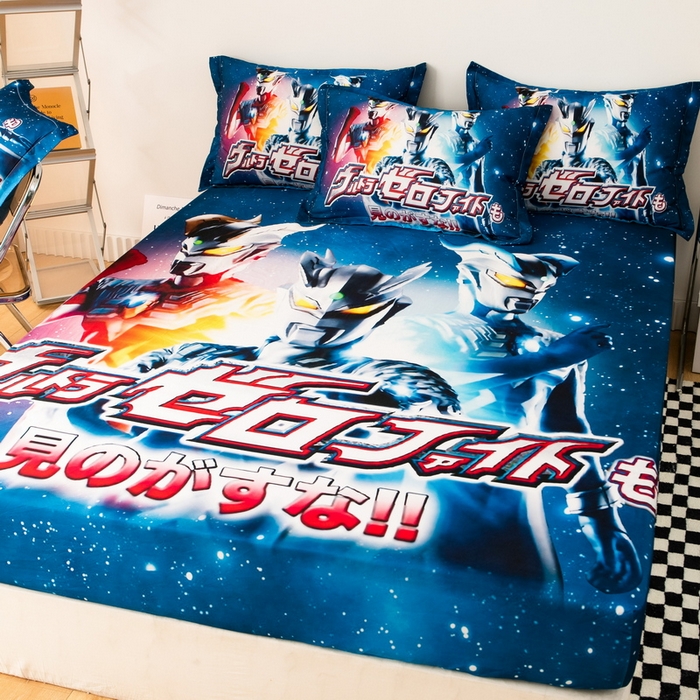 91家纺网 家纺一手货源 找家纺 一电 2024新款卡通床单床笠棕垫床套防尘罩席床垫保护套卡通儿童上下床床单床笠-第一批 赛罗