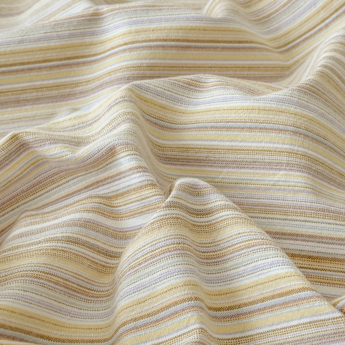 91家纺网 家纺一手货源 找家纺 织雅漫 2025春夏新款高端舒棉系列全棉纯棉100%棉细纱老粗布床单凉席席子 扶霞-米