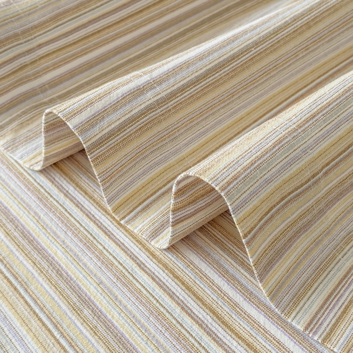 91家纺网 家纺一手货源 找家纺 织雅漫 2025春夏新款高端舒棉系列全棉纯棉100%棉细纱老粗布床单凉席席子 扶霞-米