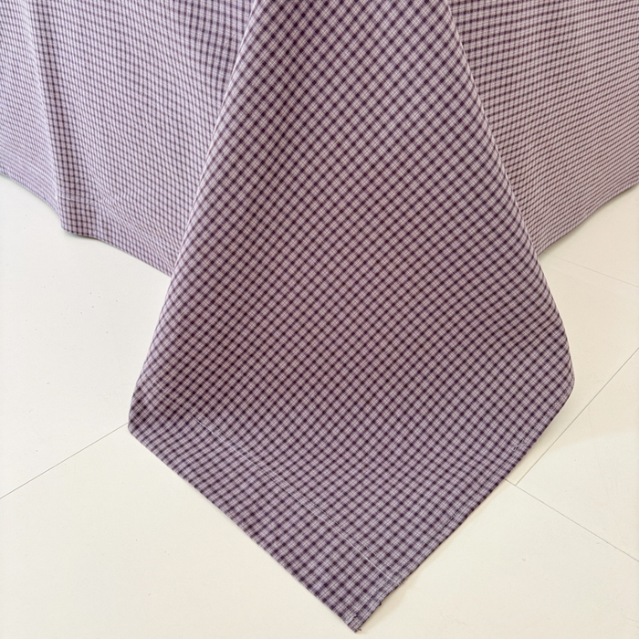 91家纺网 家纺一手货源 找家纺 织雅漫 2025春夏新款高端舒棉系列全棉纯棉100%棉细纱老粗布床单凉席席子 米格-紫