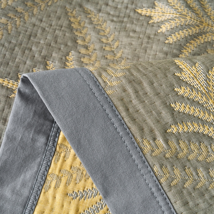 91家纺网 家纺一手货源 找家纺 棠薇家纺 2025新款简约包边款枕巾纯棉枕巾夹绵枕巾透气吸汗 麦穗枕巾