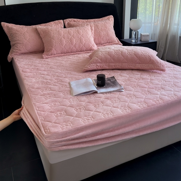 91家纺网 家纺一手货源 找家纺 （总）7V 2025新款牛奶绒床笠