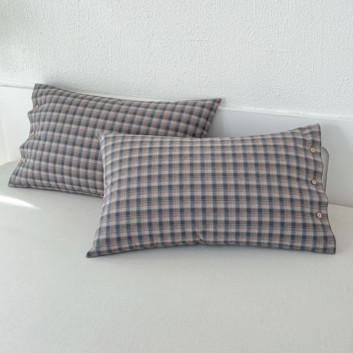 91家纺网 家纺一手货源 找家纺 织雅漫 2025春夏新款高端舒棉系列全棉纯棉100%棉细纱老粗布床单凉席席子 山青灰