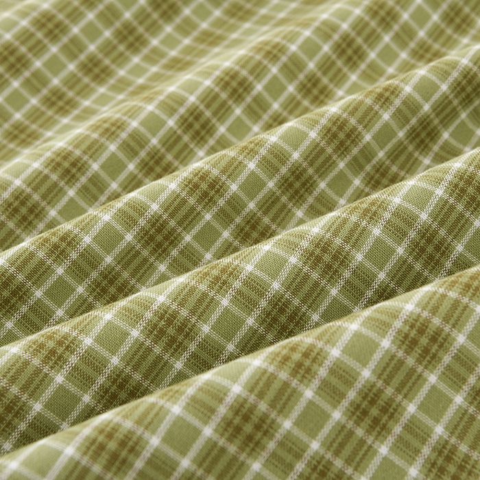 91家纺网 家纺一手货源 找家纺 织雅漫 2025春夏新款高端舒棉系列全棉纯棉100%棉细纱老粗布床单凉席席子 千初-绿