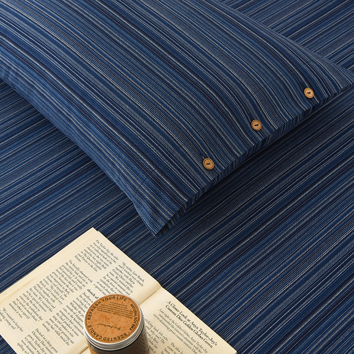 91家纺网 家纺一手货源 找家纺 织雅漫 2025春夏新款高端舒棉系列全棉纯棉100%棉细纱老粗布床单凉席席子 扶霞-兰