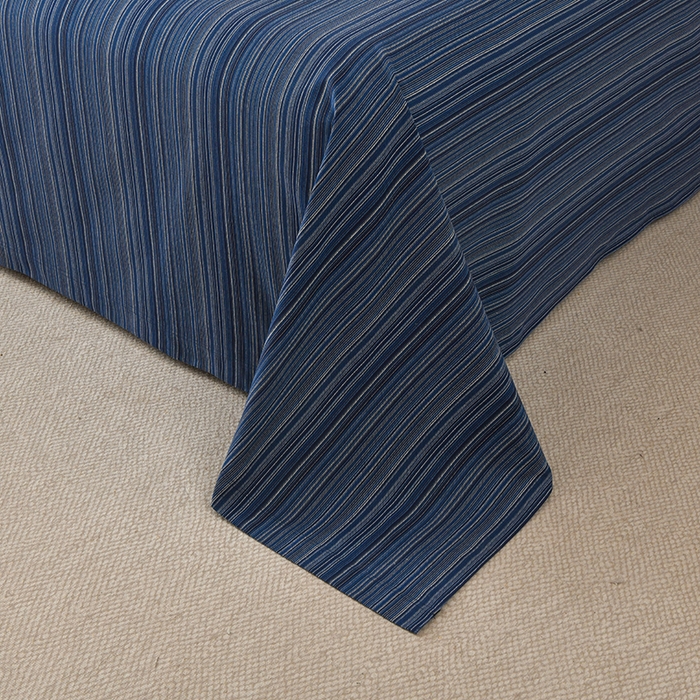 91家纺网 家纺一手货源 找家纺 织雅漫 2025春夏新款高端舒棉系列全棉纯棉100%棉细纱老粗布床单凉席席子 扶霞-兰