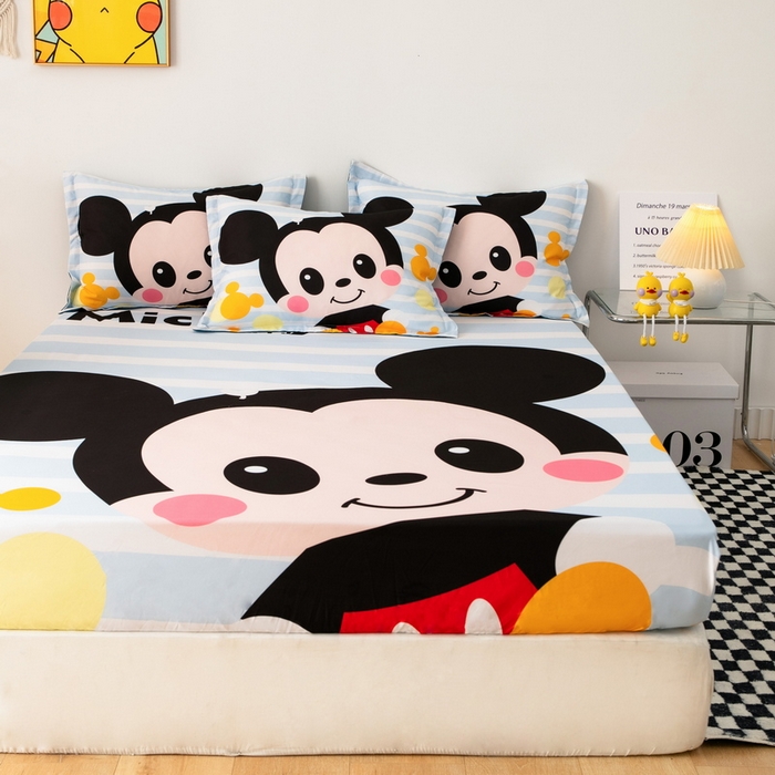 91家纺网 家纺一手货源 找家纺 一电 2024新款卡通床单床笠棕垫床套防尘罩席床垫保护套卡通儿童上下床床单床笠-第一批 小哥哥
