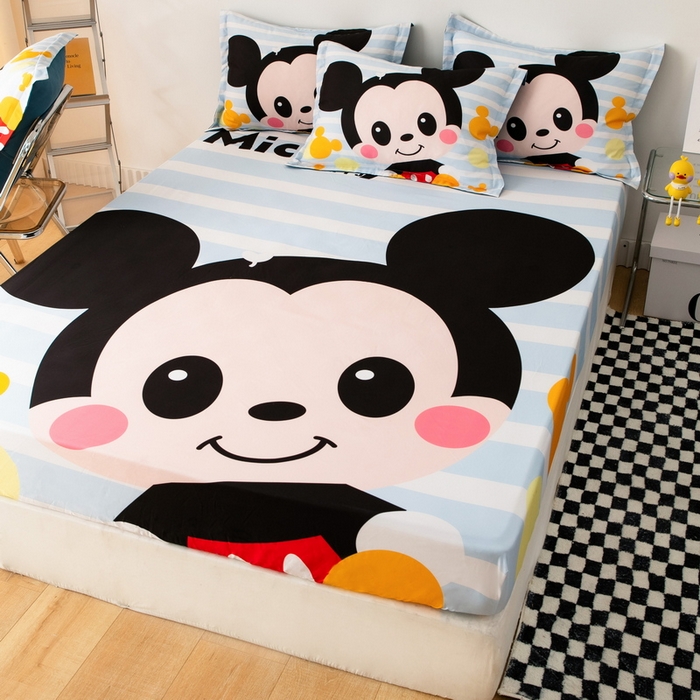 91家纺网 家纺一手货源 找家纺 一电 2024新款卡通床单床笠棕垫床套防尘罩席床垫保护套卡通儿童上下床床单床笠-第一批 小哥哥