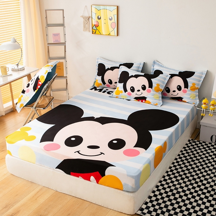 91家纺网 家纺一手货源 找家纺 一电 2024新款卡通床单床笠棕垫床套防尘罩席床垫保护套卡通儿童上下床床单床笠-第一批 小哥哥